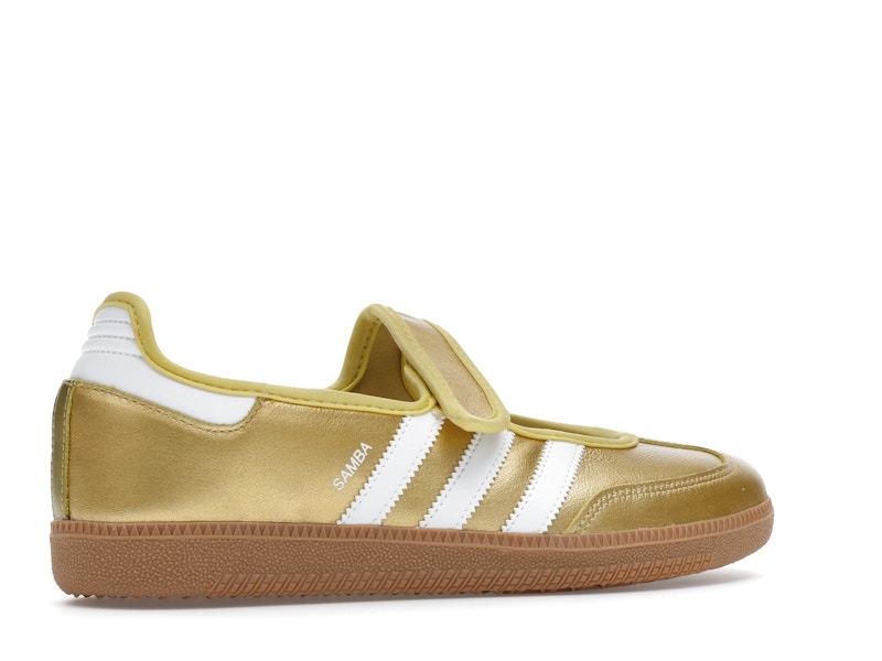adidas Samba Jane Gold Metallic White (Women's)