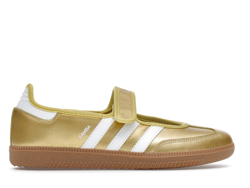 adidas Samba Jane Gold Metallic White (Women's)