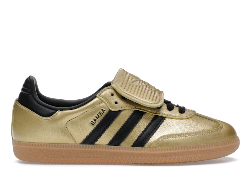 adidas Samba LT Gold Metallic Black Gum (Women's) - JH5708 - US