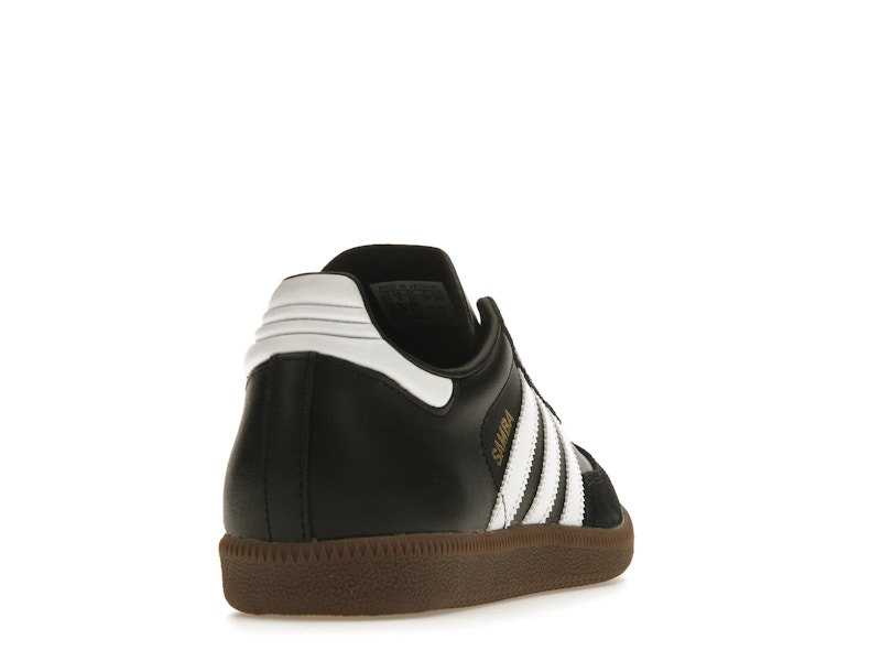 adidas Samba Leather Black White