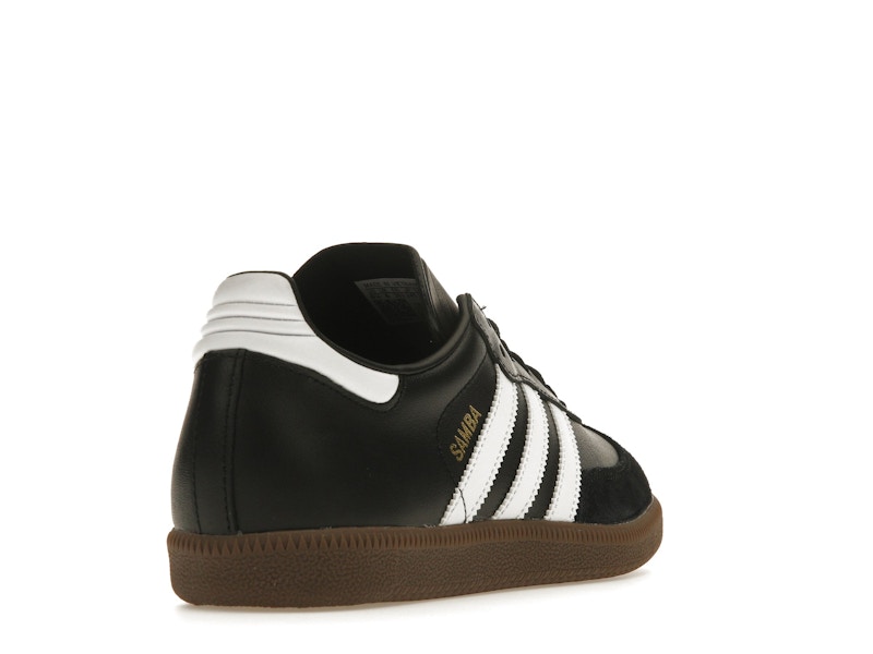 adidas Samba Leather Black White