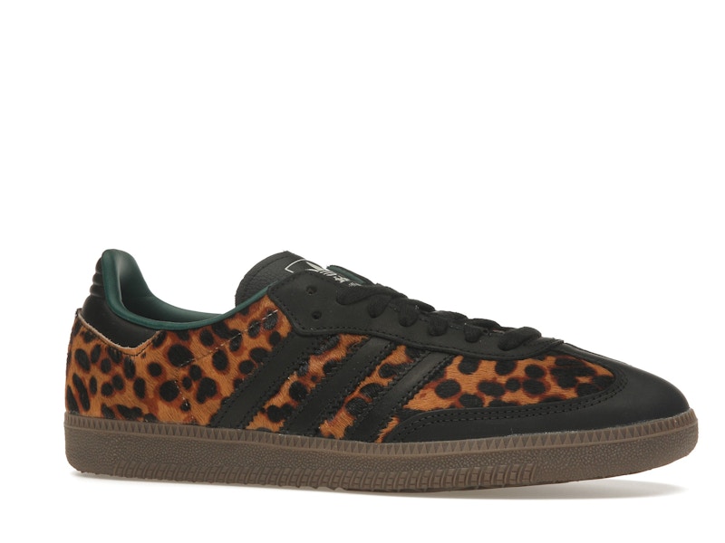 adidas Samba OG Black Green Leopard (Women's)