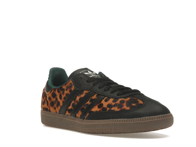 adidas Samba OG Black Green Leopard (Women's)