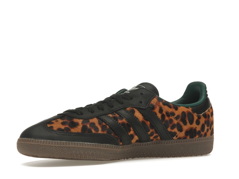 adidas Samba OG Black Green Leopard (Women's)