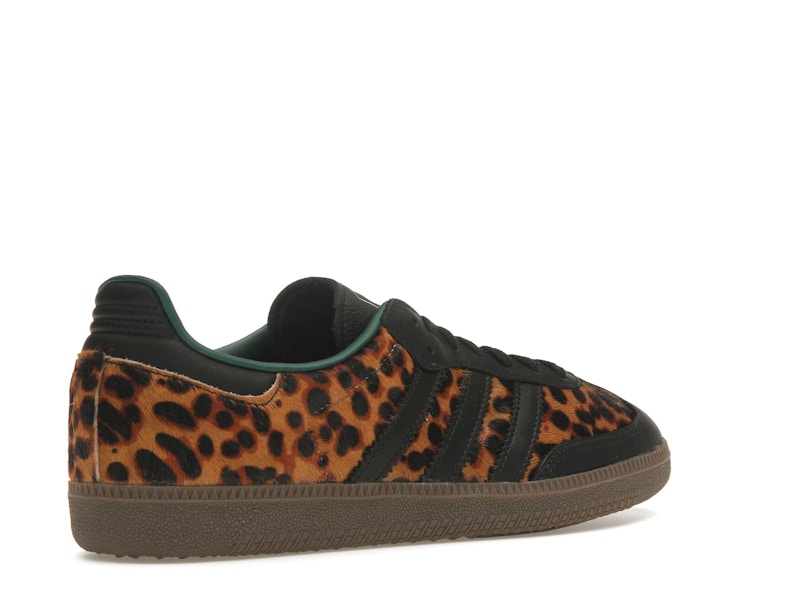 adidas Samba OG Black Green Leopard (Women's)