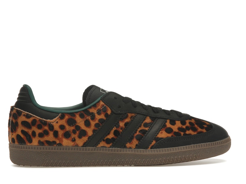 adidas Samba OG Black Green Leopard (Women's)