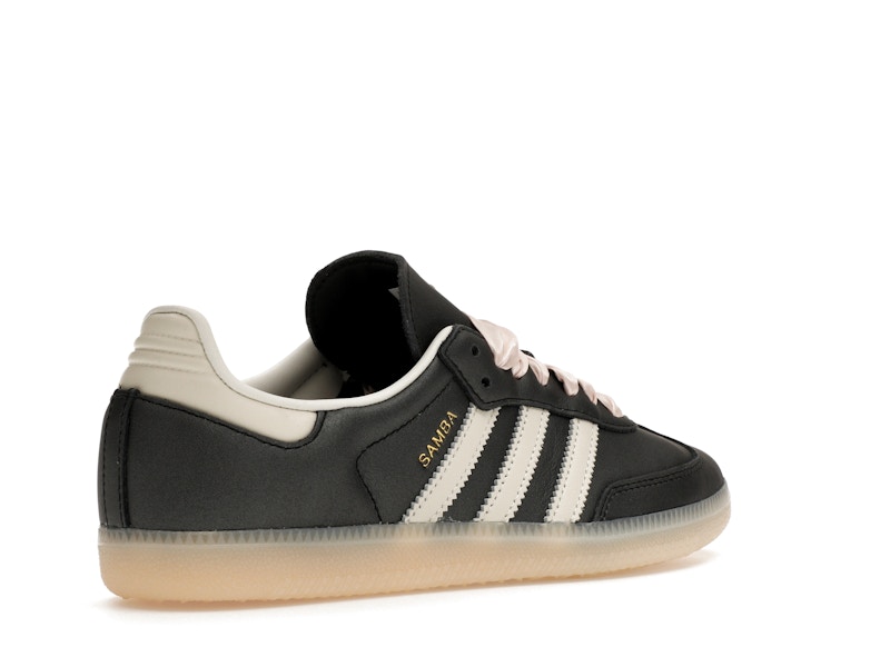 adidas Samba OG Black Pink Ribbon Laces (Women's)