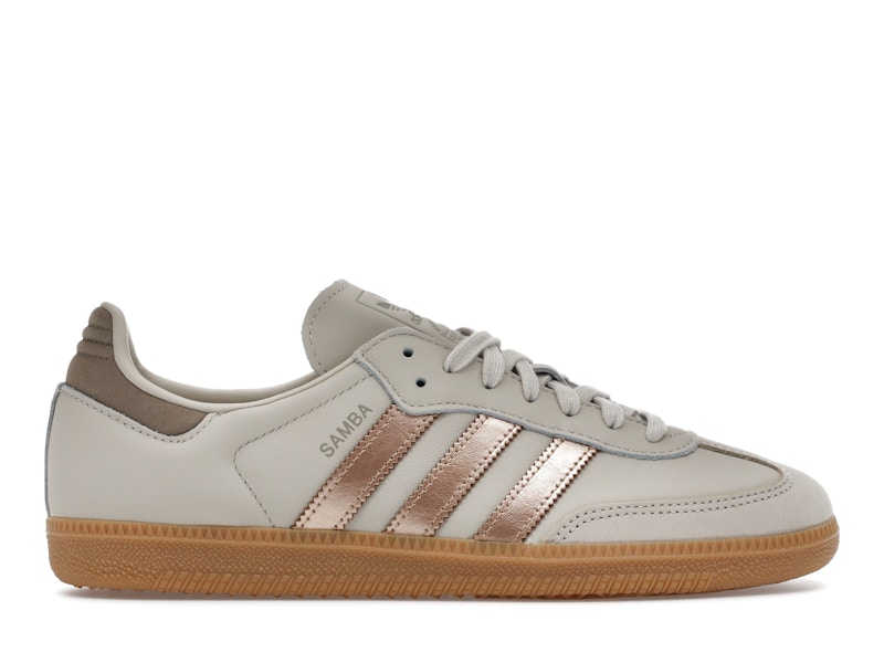 adidas Samba OG Clear Brown Copper Metallic Putty Beige (Women's)