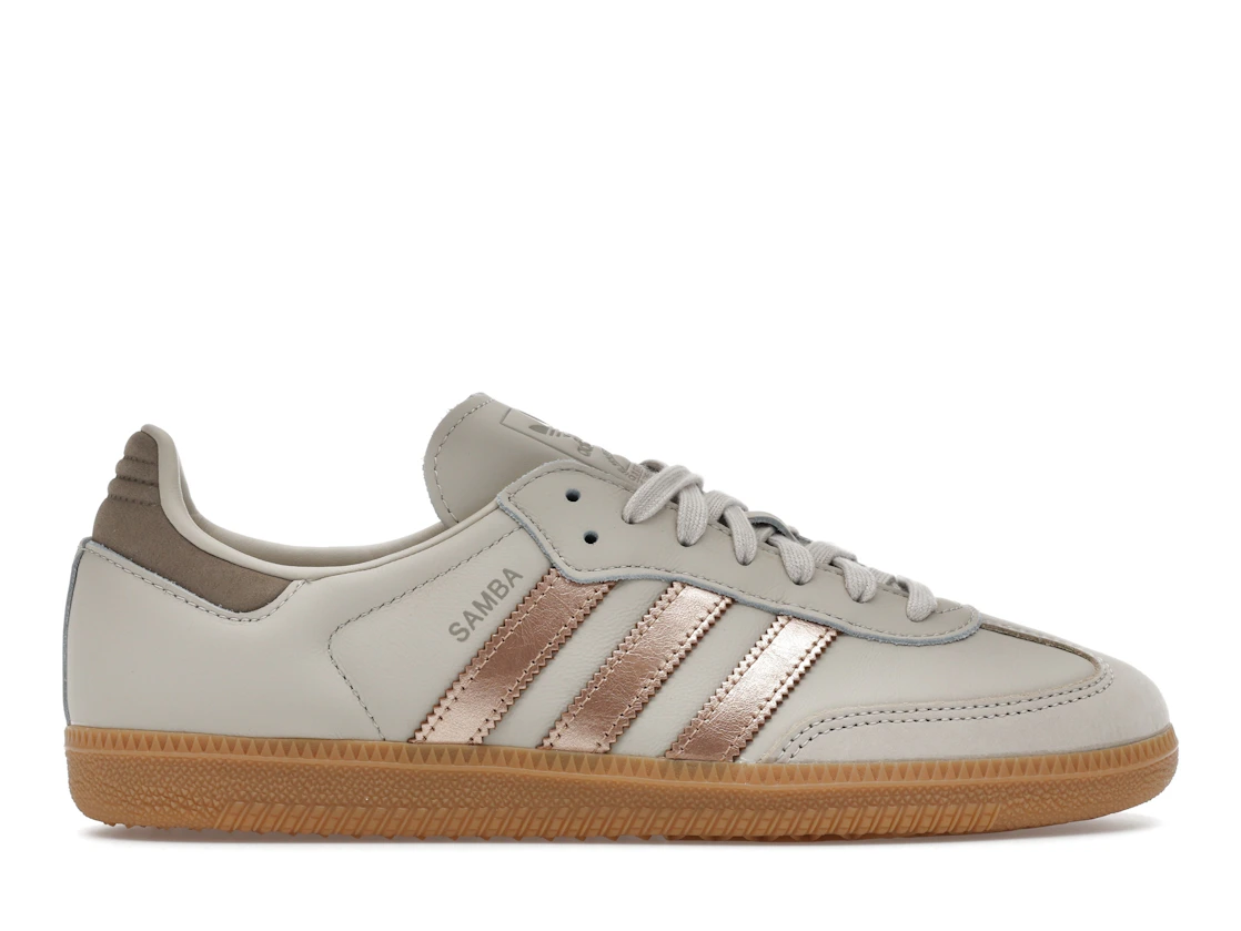 adidas Samba OG Clear Brown Copper Metallic Putty Beige (Women's)