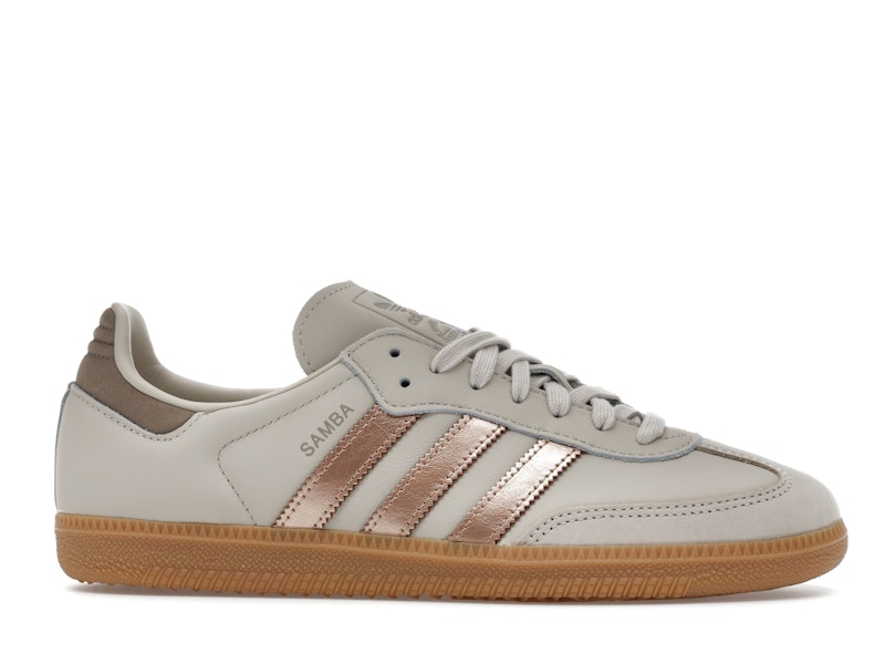 adidas Samba OG Clear Brown Copper Metallic Putty Beige (Women's)