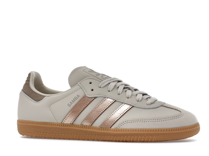 adidas Samba OG Clear Brown Copper Metallic Putty Beige (Women's)