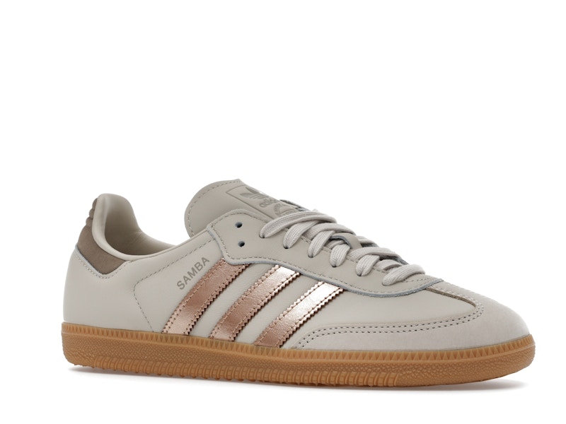 adidas Samba OG Clear Brown Copper Metallic Putty Beige (Women's)
