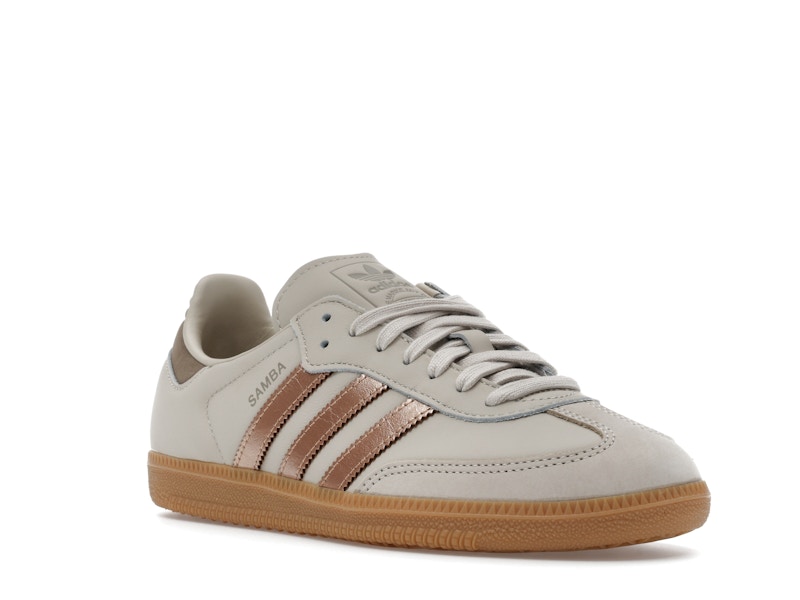 adidas Samba OG Clear Brown Copper Metallic Putty Beige (Women's)