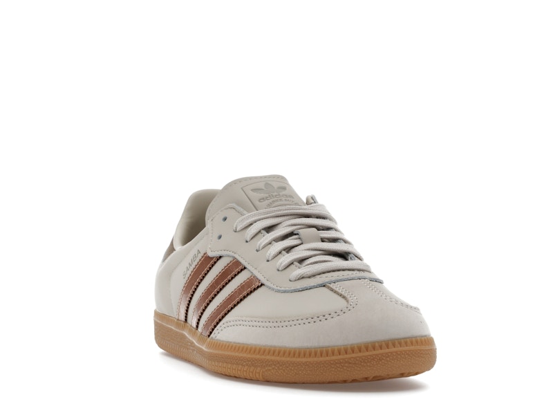 adidas Samba OG Clear Brown Copper Metallic Putty Beige (Women's)