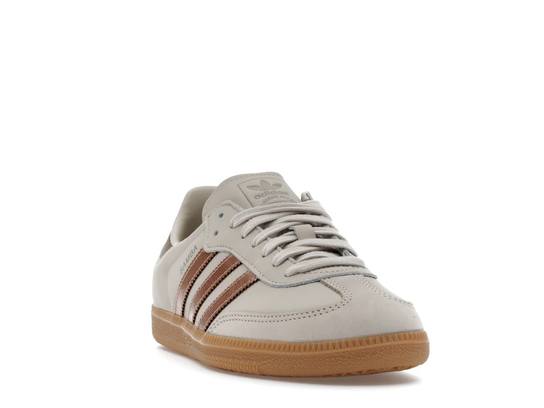 adidas Samba OG Clear Brown Copper Metallic Putty Beige (Women's)