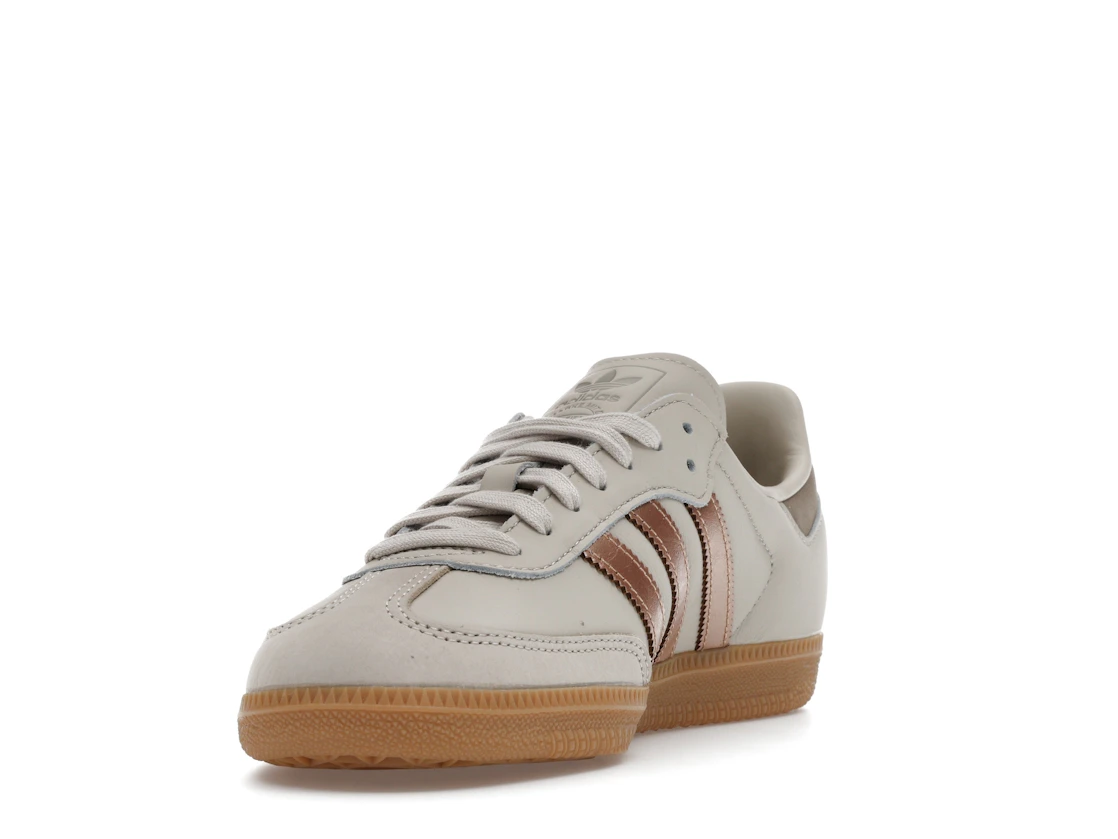 adidas Samba OG Clear Brown Copper Metallic Putty Beige (Women's)
