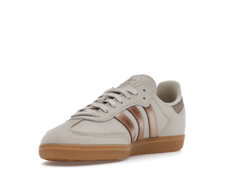 adidas Samba OG Clear Brown Copper Metallic Putty Beige (Women's)