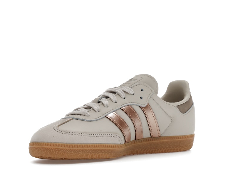 adidas Samba OG Clear Brown Copper Metallic Putty Beige (Women's)