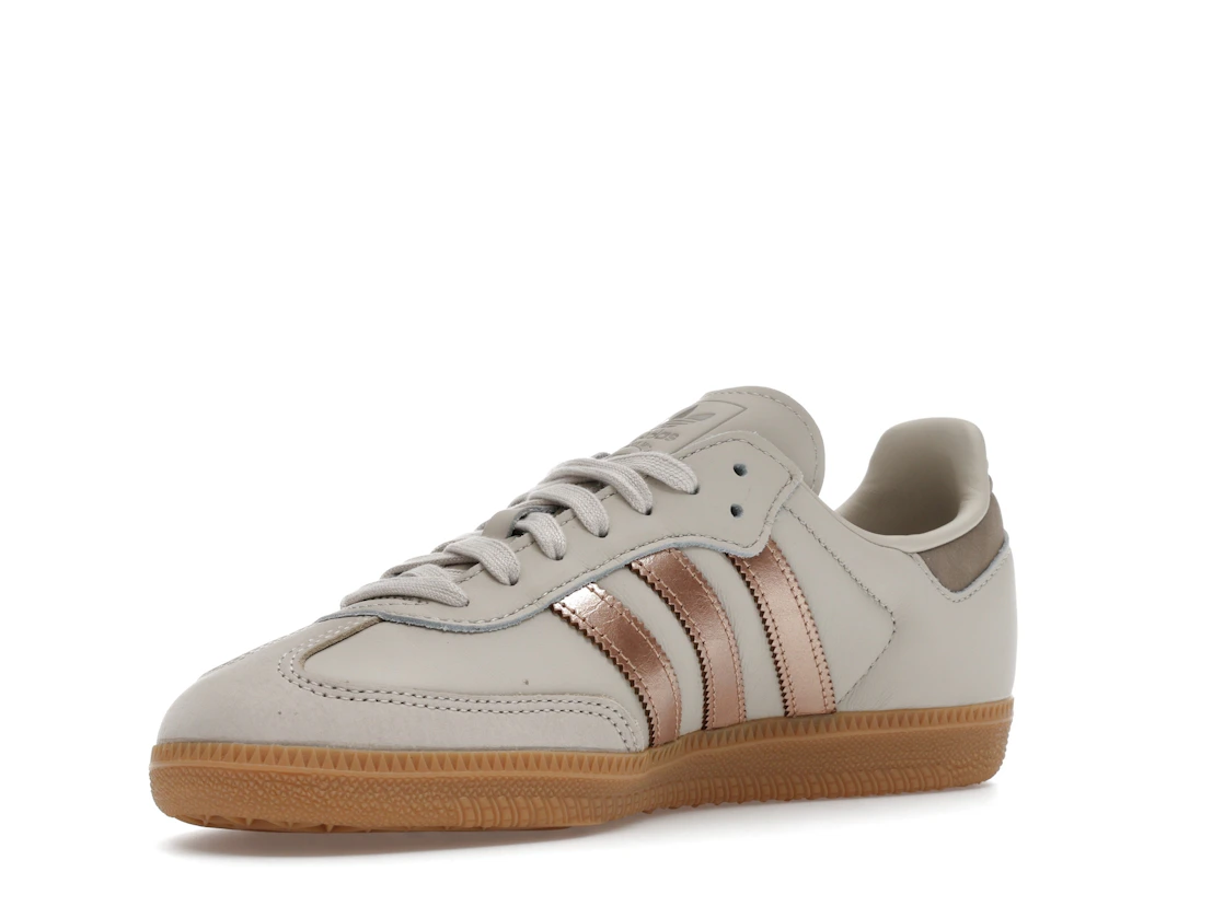 adidas Samba OG Clear Brown Copper Metallic Putty Beige (Women's)