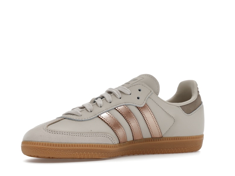 adidas Samba OG Clear Brown Copper Metallic Putty Beige (Women's)