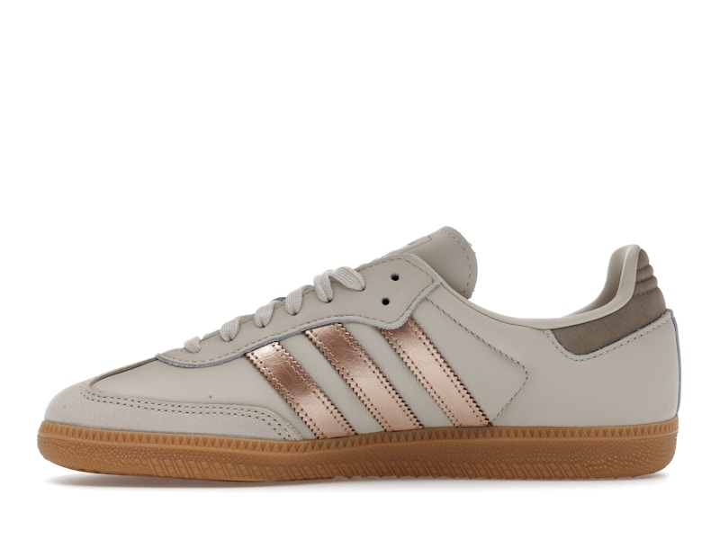 adidas Samba OG Clear Brown Copper Metallic Putty Beige (Women's)