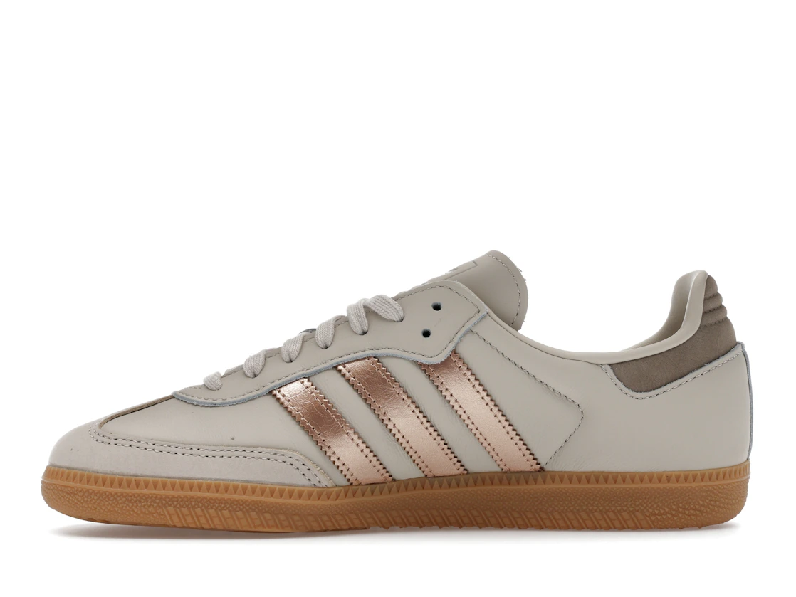 adidas Samba OG Clear Brown Copper Metallic Putty Beige (Women's)