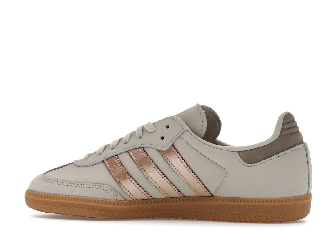 adidas Samba OG Clear Brown Copper Metallic Putty Beige (Women's)