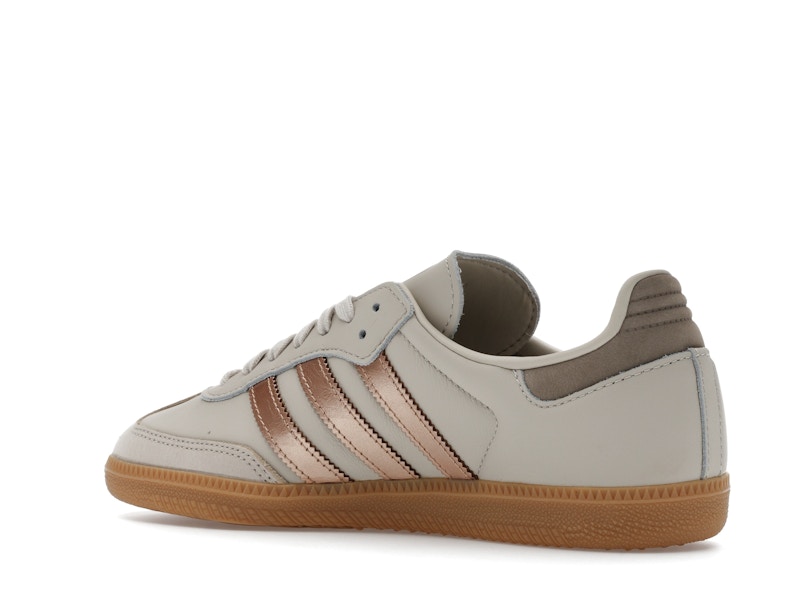 adidas Samba OG Clear Brown Copper Metallic Putty Beige (Women's)