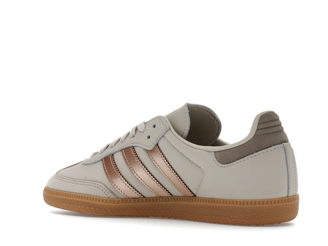 adidas Samba OG Clear Brown Copper Metallic Putty Beige (Women's)