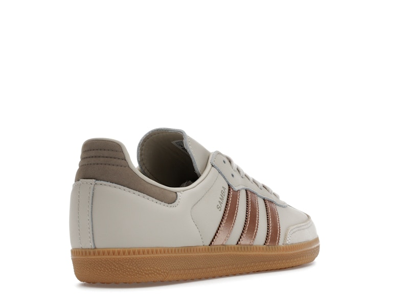 adidas Samba OG Clear Brown Copper Metallic Putty Beige (Women's)