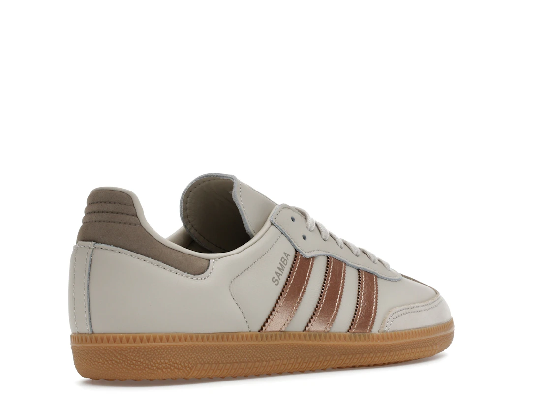 adidas Samba OG Clear Brown Copper Metallic Putty Beige (Women's)
