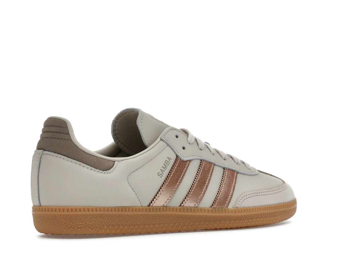 adidas Samba OG Clear Brown Copper Metallic Putty Beige (Women's)