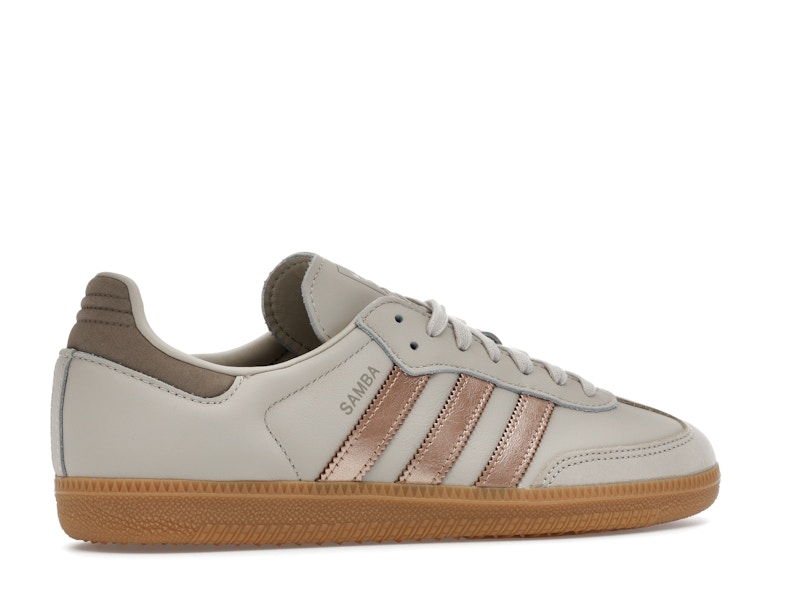 adidas Samba OG Clear Brown Copper Metallic Putty Beige (Women's)