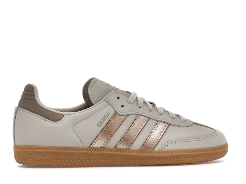 adidas Samba OG Clear Brown Copper Metallic Putty Beige (Women's)