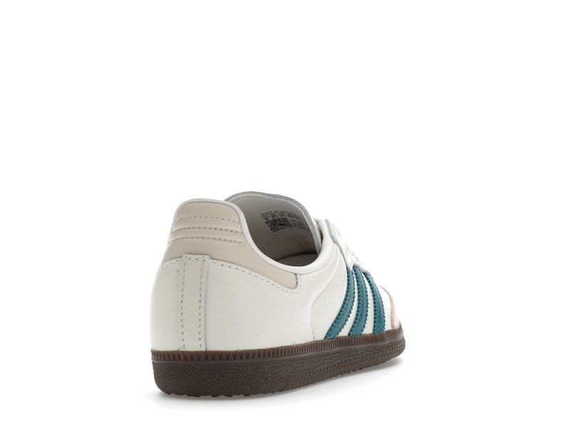 adidas Samba OG Cloud White Legacy Teal (Women's)