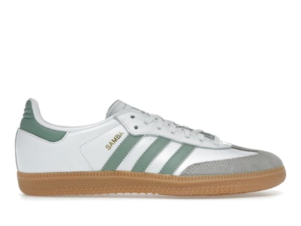 adidas Samba OG Cloud White Silver Green (GS) - JP5479 - US adidas Samba OG Cloud White Silver Green (GS) - JP5479 - US