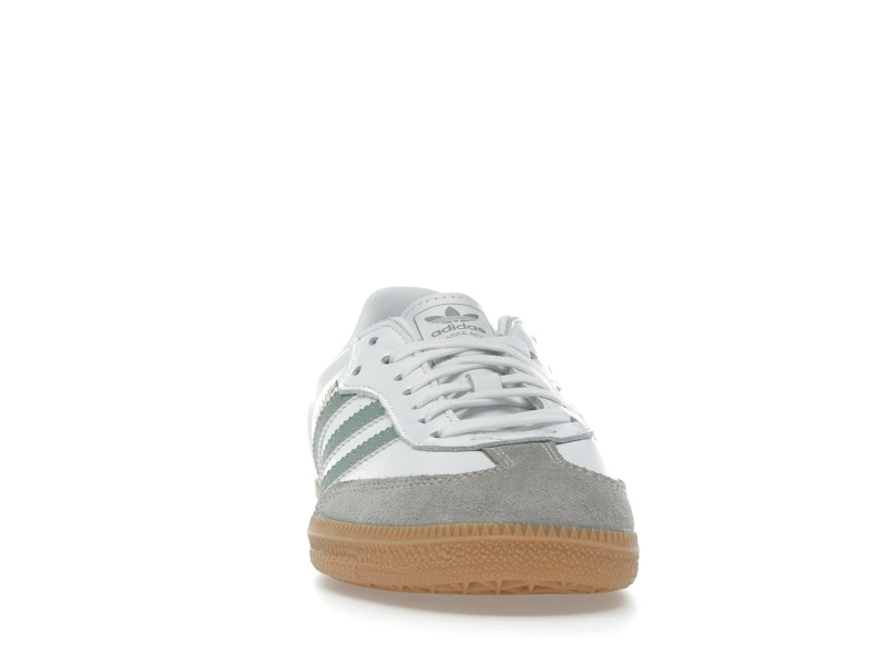 adidas Samba OG Cloud White Silver Green (GS)