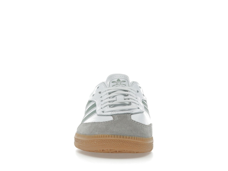adidas Samba OG Cloud White Silver Green (GS)