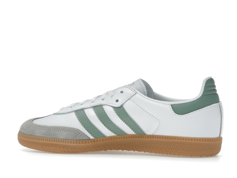 adidas Samba OG Cloud White Silver Green (GS)