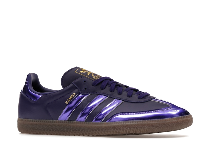 adidas Samba OG Collegiate Purple Rush Gold (Women's)