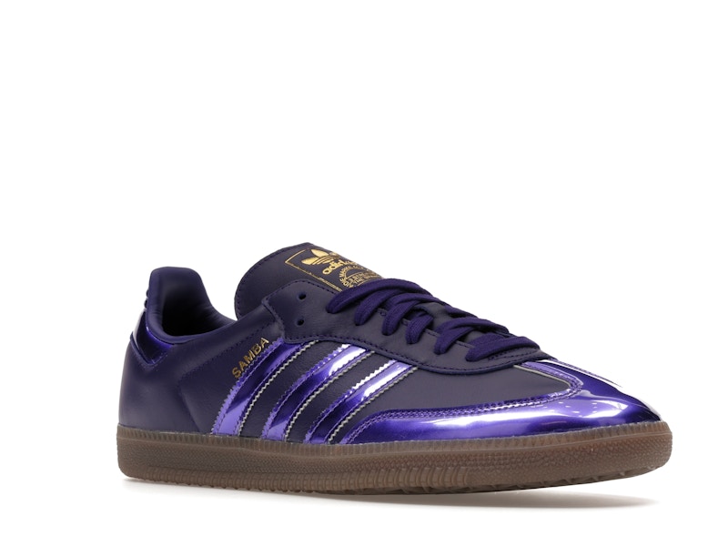 adidas Samba OG Collegiate Purple Rush Gold (Women's)