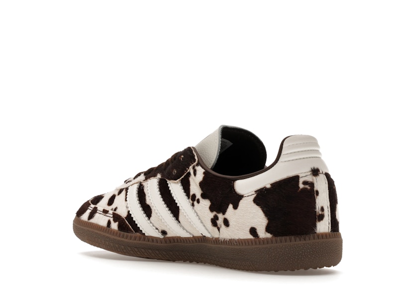 adidas Samba OG Cow Print Dark Brown White (Women's)