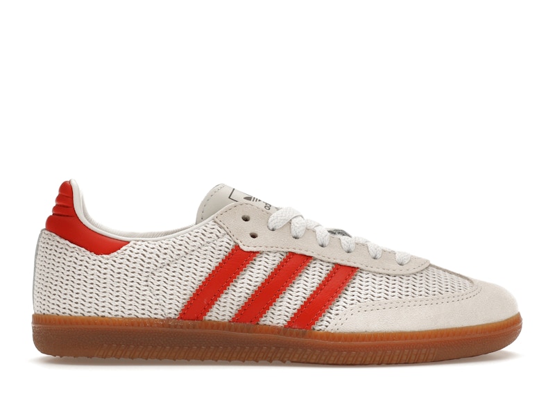 adidas Samba OG Crystal White Preloved Red Men's - IG1380 - US
