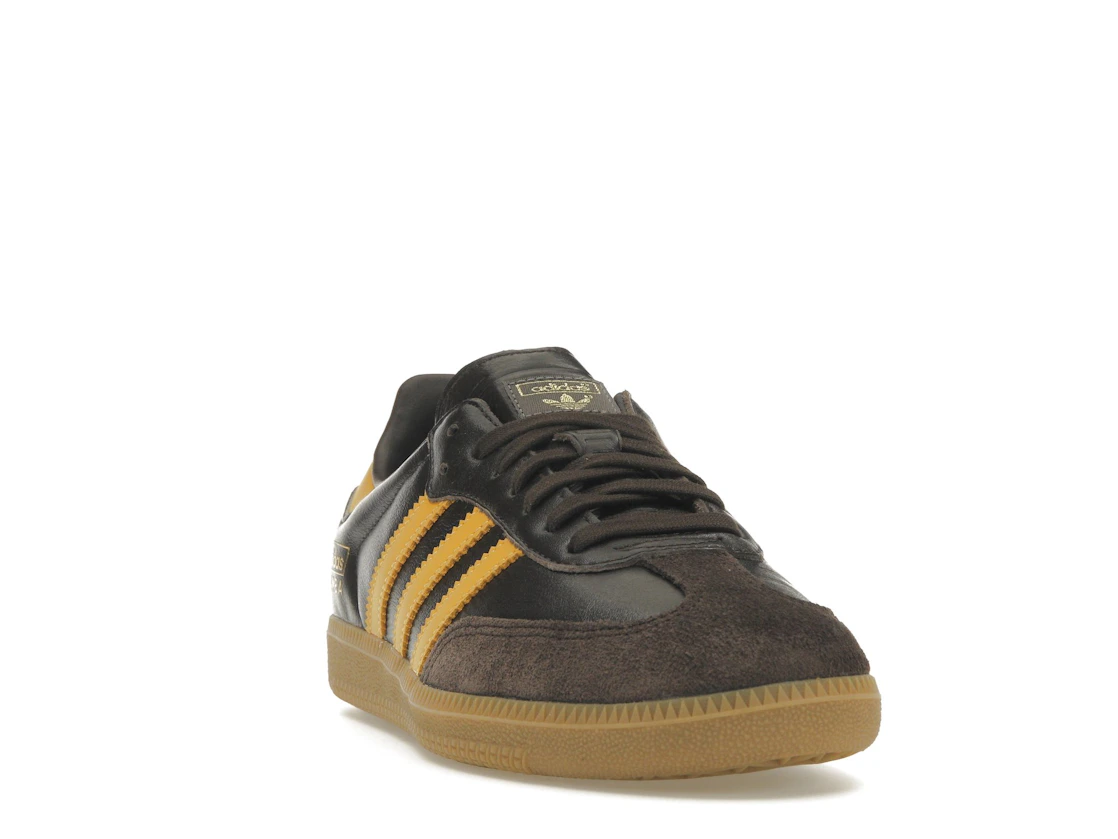 adidas Samba OG Dark Brown Preloved Yellow