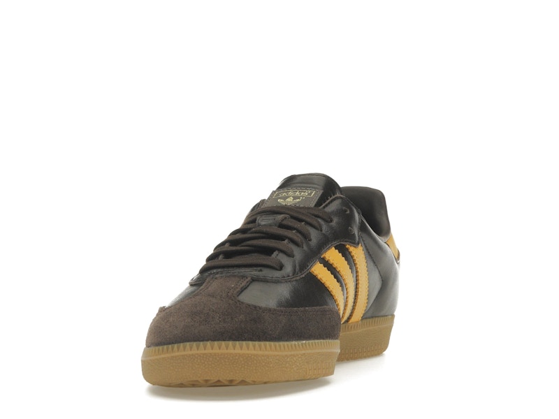 adidas Samba OG Dark Brown Preloved Yellow
