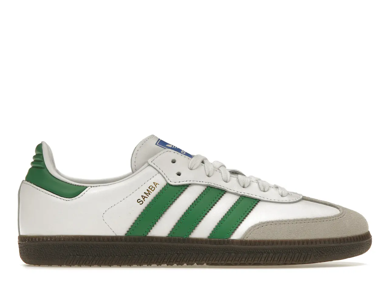 adidas Samba OG Footwear White Green Men's - IG1024 - US