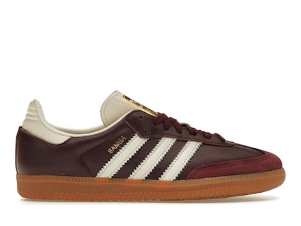 adidas Samba OG Maroon Gold Metallic (Women's) - ID0477 - US adidas Samba OG Maroon Gold Metallic (Women's) - ID0477 - US