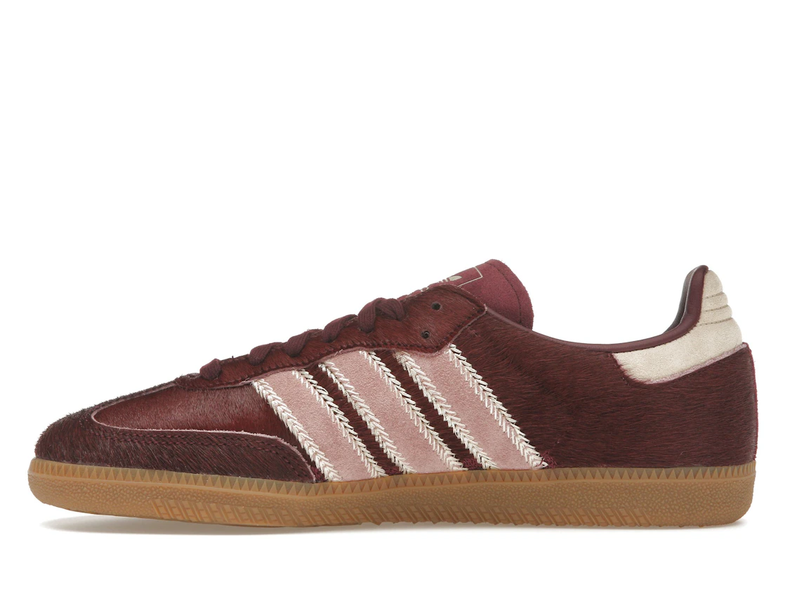 adidas Samba OG Maroon Sand Strata Pony (Women's)