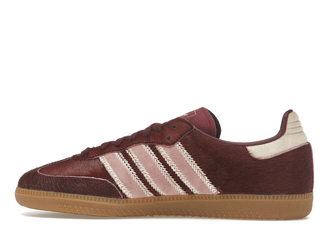 adidas Samba OG Maroon Sand Strata Pony (Women's)