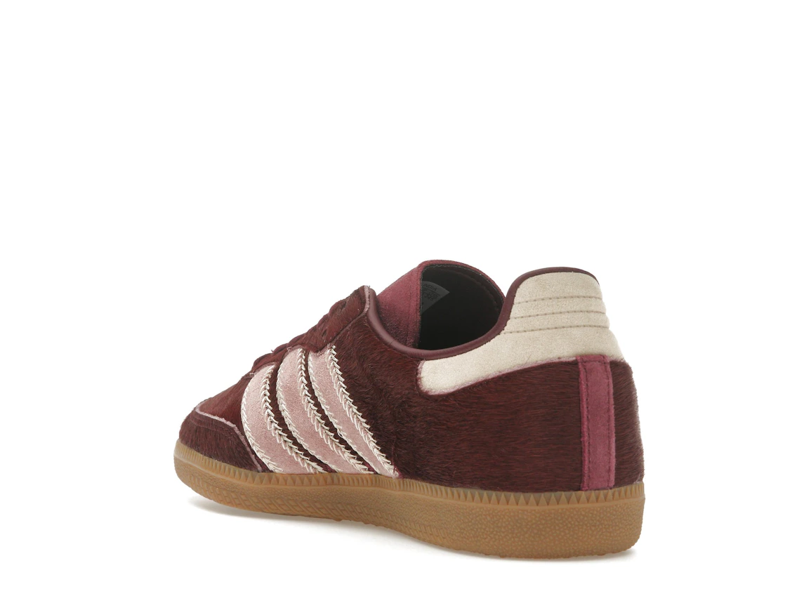 adidas Samba OG Maroon Sand Strata Pony (Women's)